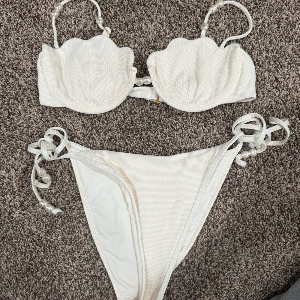 LSpace Lucia White Bikini Set